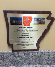 ACI AR Chapter Award of Excellence